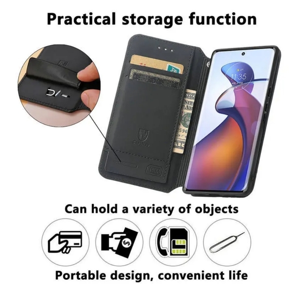 Jade & Mint Moroccan Tile Flip Cover Case for Google Pixel 7a Wallet - Picture 7 of 10